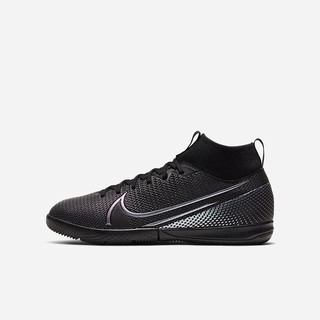 Ghete Fotbal Nike Jr. Mercurial Superfly 7 Academy IC Indoor/Court Fete Negrii | QDVY-45913